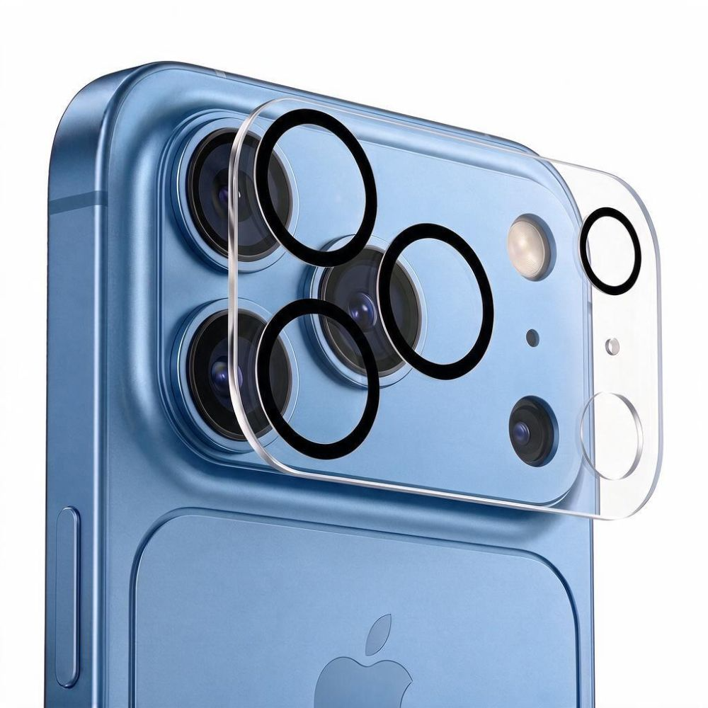 Okvir zaštite stražnje kamere Tech-Protect Cam Fit+ za Apple iPhone 18 Pro Max, kaljeno staklo, prozirno