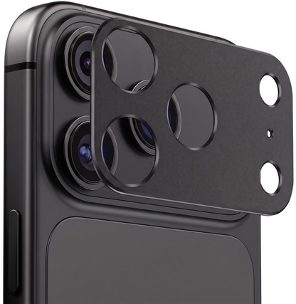 Okvir zaštite stražnje kamere Tech-Protect Camalloy Fit+ za Apple iPhone 18 Pro Max, aluminij, crna