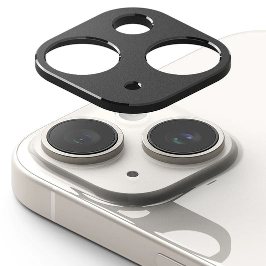 Okvir zaštite stražnje kamere Ringke Styling za Apple iPhone 15 Plus / 15, Aluminij, Crni