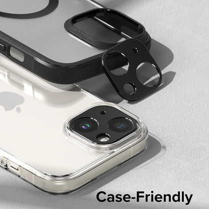 Okvir zaštite stražnje kamere Ringke Styling za Apple iPhone 15 Plus / 15, Aluminij, Crni