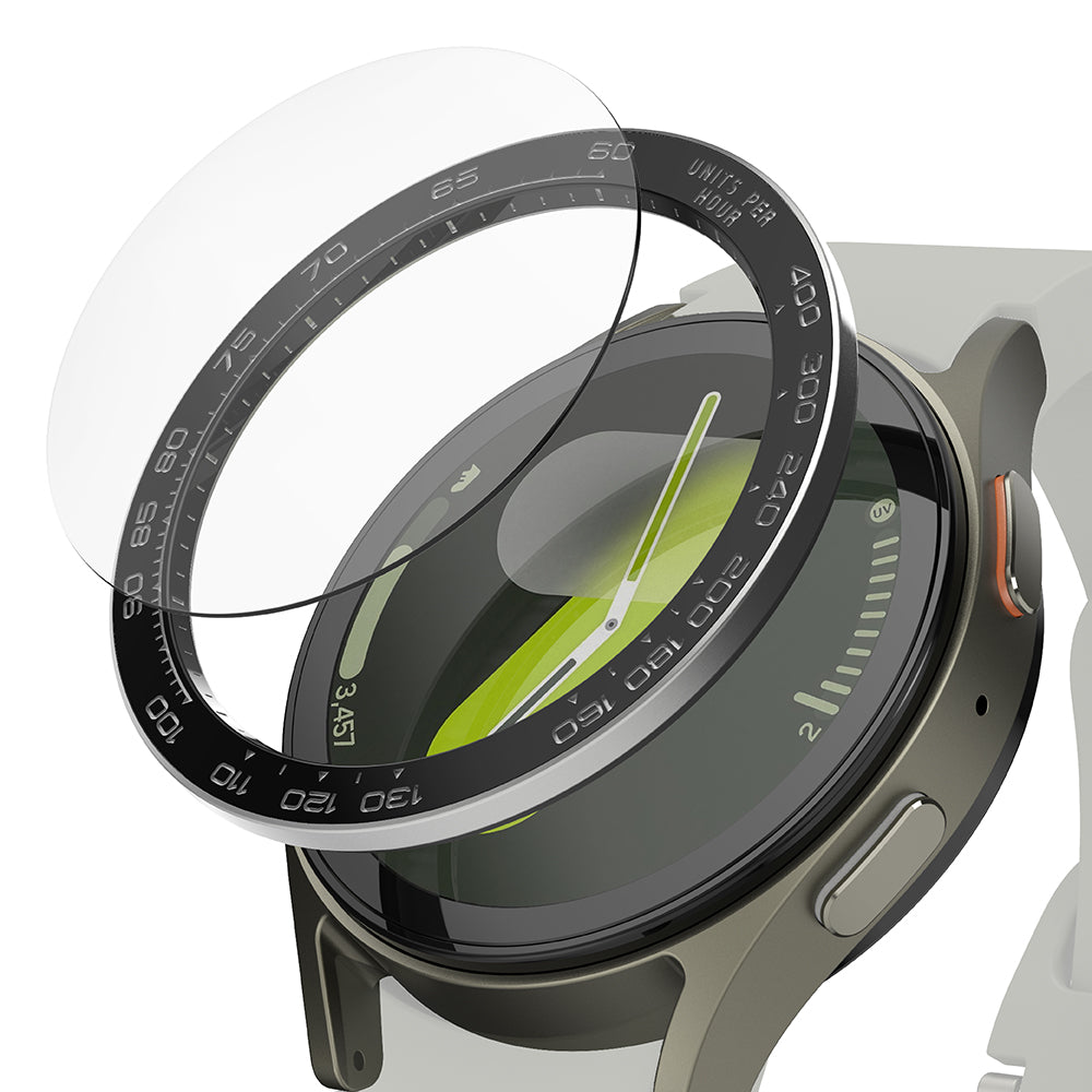 Okvir zaštite Ringke Premium Styling za Samsung Galaxy Watch7 40mm, Model 1, Crni