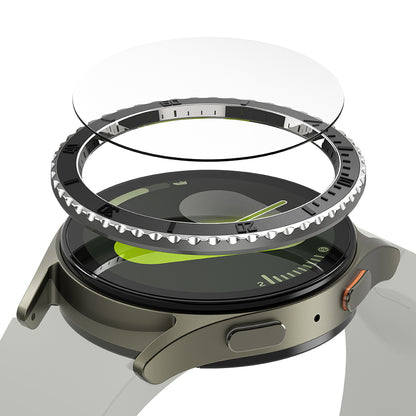 Okvir zaštite Ringke Premium Styling za Samsung Galaxy Watch7 40mm, Model 3, Crni