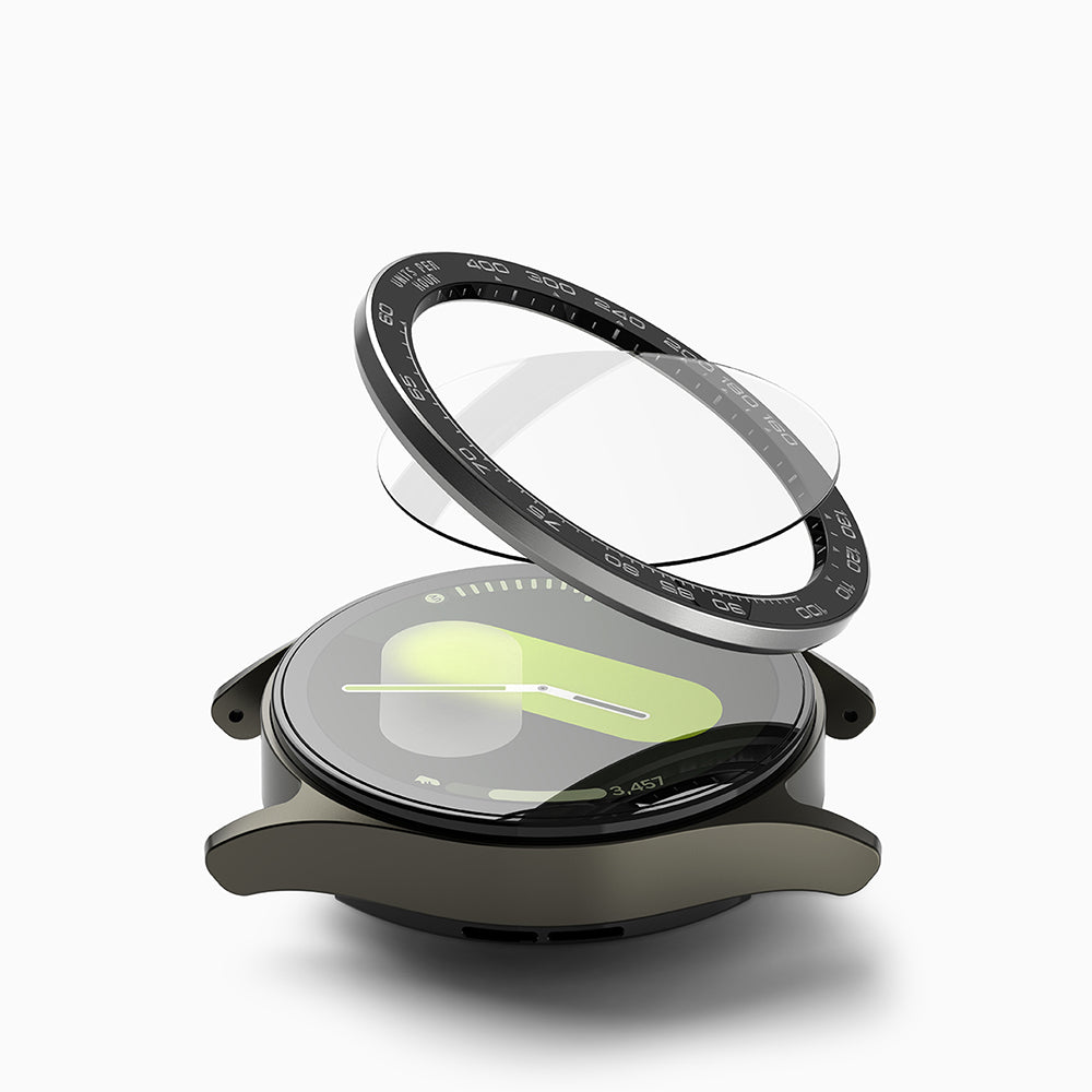 Okvir zaštite Ringke Premium Styling za Samsung Galaxy Watch7 44mm, Model 1, Crni