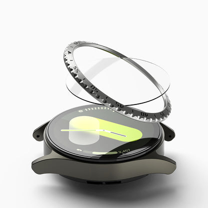 Okvir zaštite Ringke Styling za Samsung Galaxy Watch7 40mm, Model 5, Srebrni