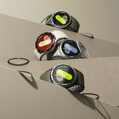 Okvir zaštite Ringke Styling za Samsung Galaxy Watch7 40mm, Model 5, Srebrni