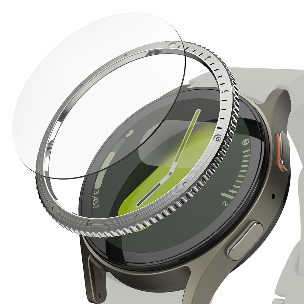 Okvir zaštite Ringke Styling za Samsung Galaxy Watch7 40mm, Model 7, Srebrni