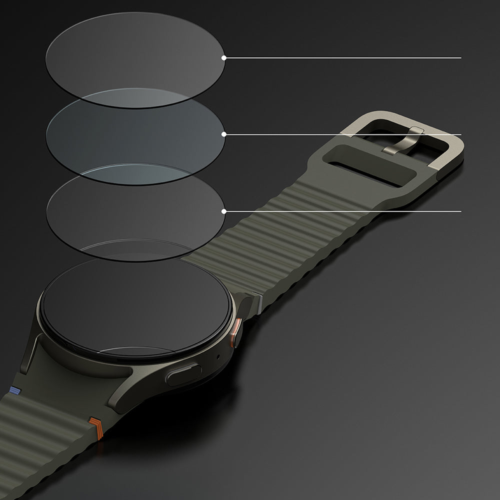 Okvir zaštite Ringke Styling za Samsung Galaxy Watch7 40mm, Model 7, Srebrni