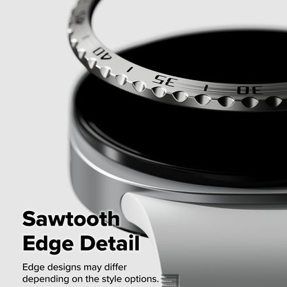 Okvir zaštite Ringke Inner Styling za Samsung Galaxy Watch8 Classic, Srebrni