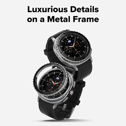 Okvir zaštite Ringke Premium Styling za Samsung Galaxy Watch8 Classic, Crni