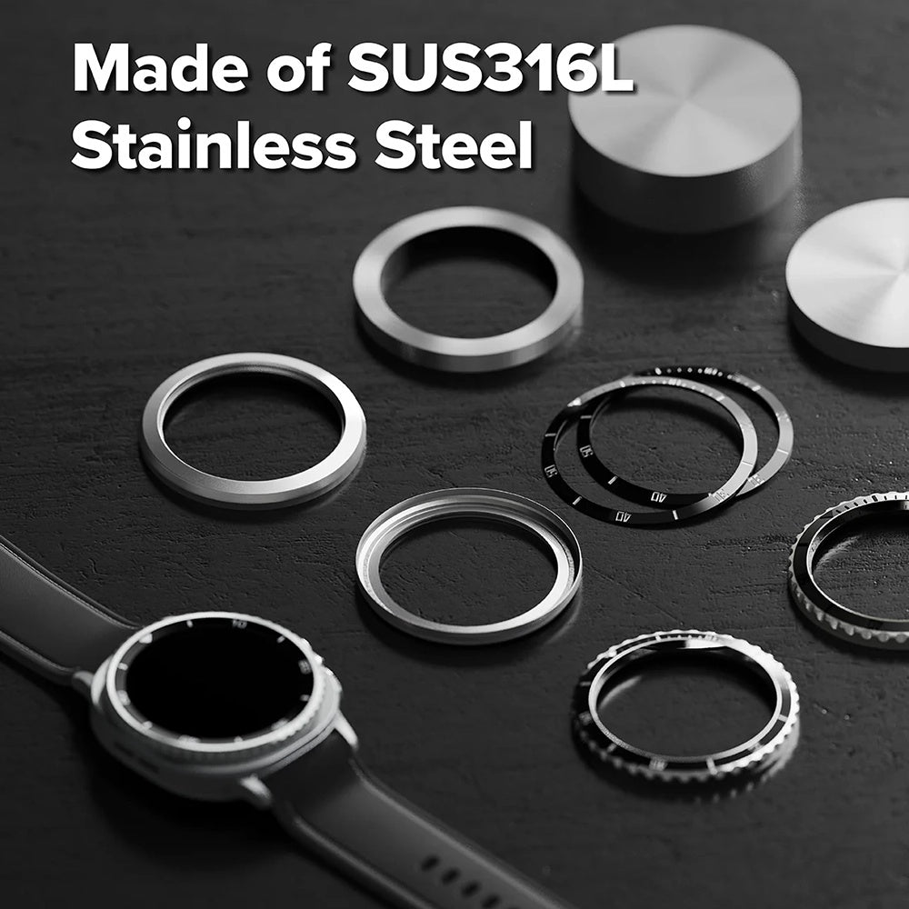 Okvir zaštite Ringke Premium Styling za Samsung Galaxy Watch8 Classic, Crni