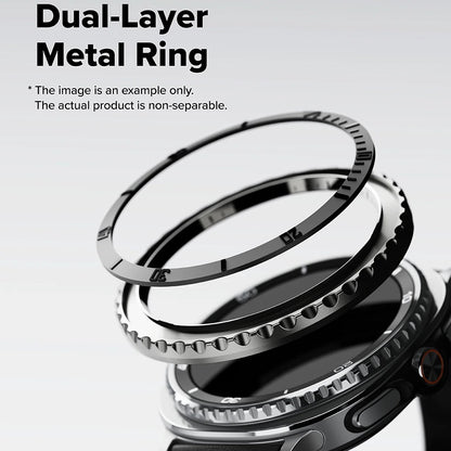 Okvir zaštite Ringke Premium Styling za Samsung Galaxy Watch8 Classic, Crni