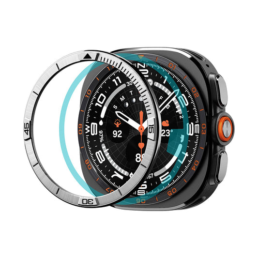 Zaštitni okvir Spigen Tune Pilot za Samsung Galaxy Watch Ultra2, Srebrni ACS11616