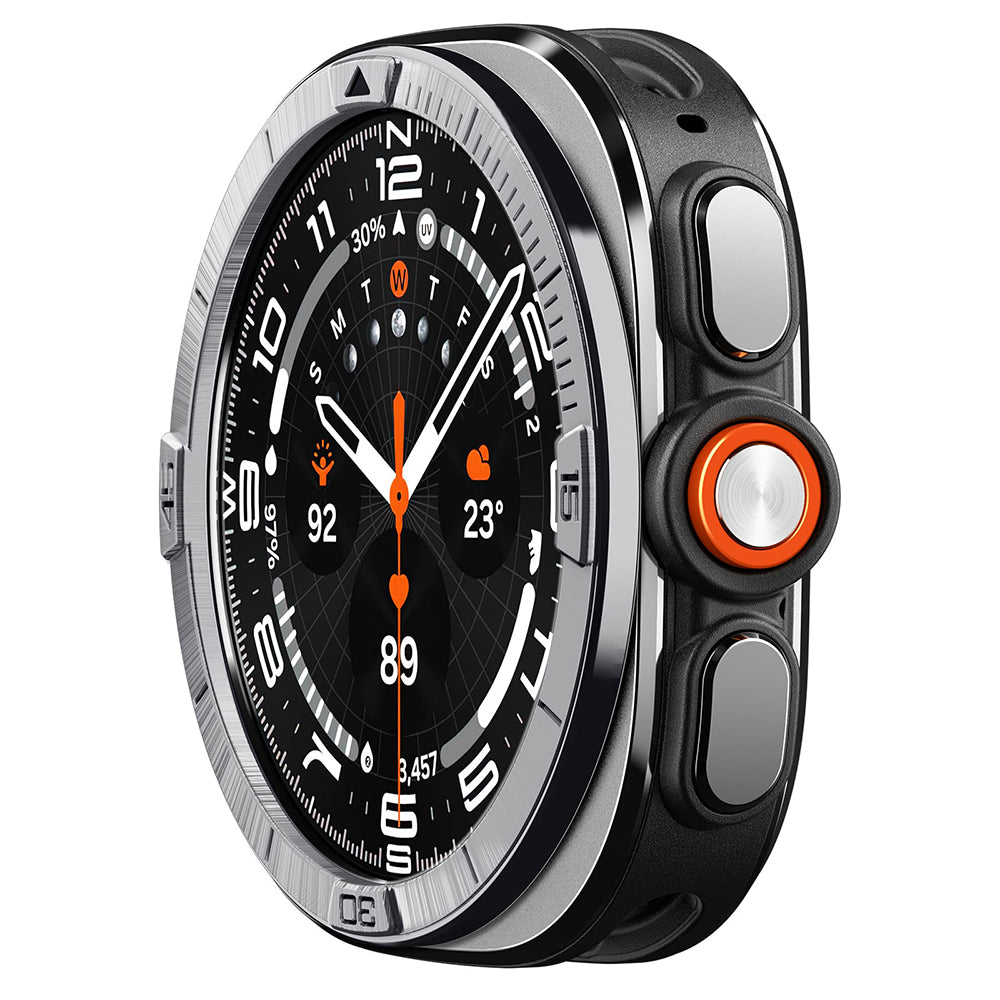 Zaštitni okvir Spigen Tune Pilot za Samsung Galaxy Watch Ultra2, Srebrni ACS11616