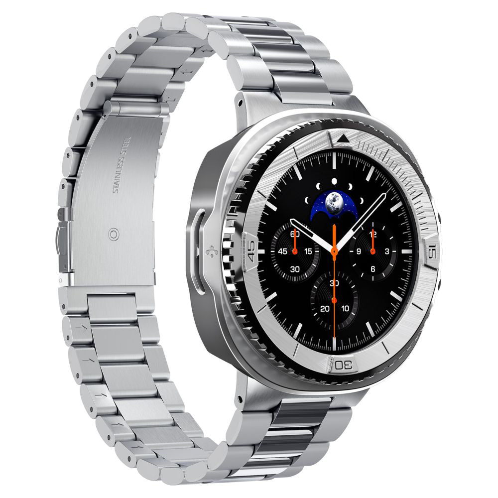 Okvir zaštite Spigen Tune Pro Pilot za Samsung Galaxy Watch8 Classic, Srebrni