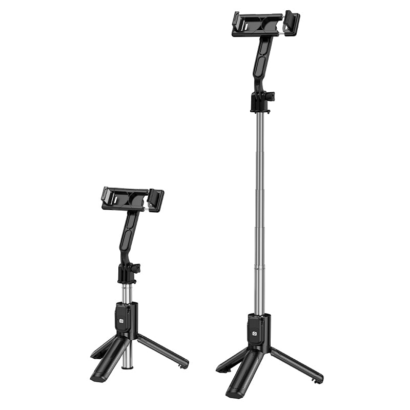 Selfie Stick Bluetooth Borofone BY14 Graceful, 4.5inch - 7inch, Crna