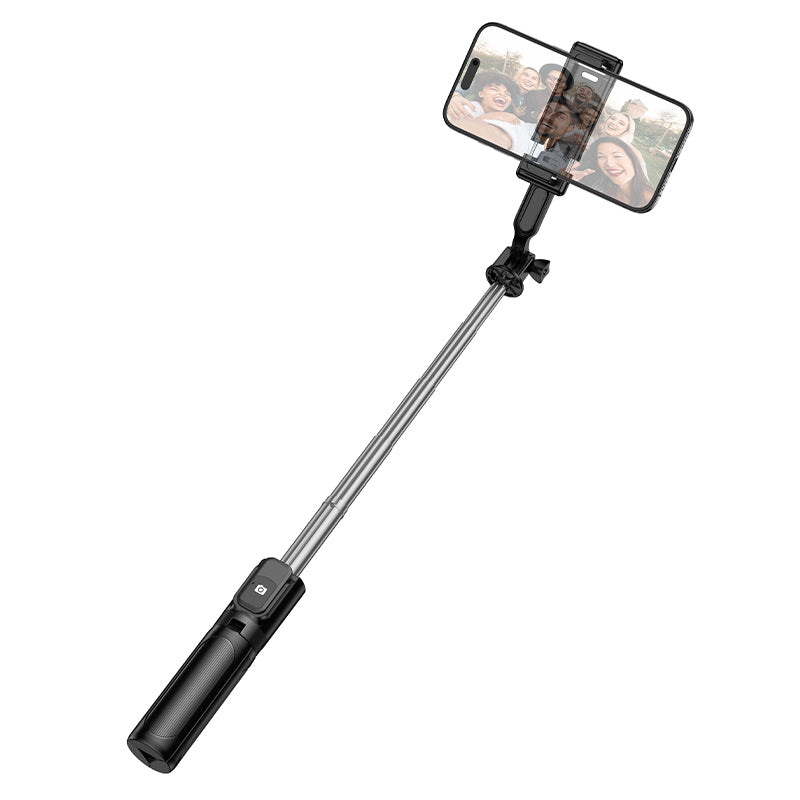 Selfie Stick Bluetooth Borofone BY14 Graceful, 4.5inch - 7inch, Crna