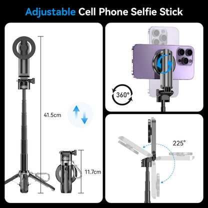 Selfie Stick Bluetooth XO Design SS22, Univerzalan, Crni