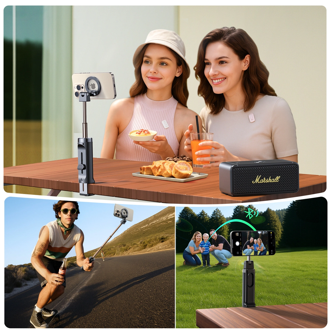 Bluetooth selfie štap Joyroom JR-ZS509, univerzalan, crni