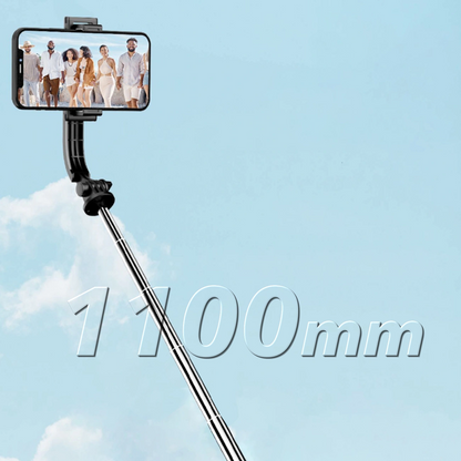 Selfie Stick Bluetooth Dudao F18S 4in1, Univerzalni, Crni