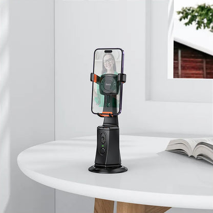 Podrška HOCO K26 Face Tracking 360, Univerzalna, Crna