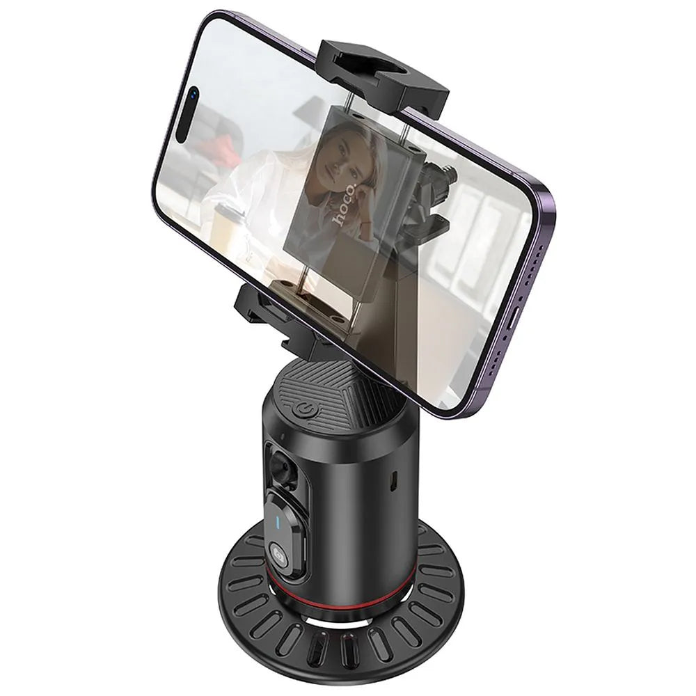 Podrška HOCO K23 Face Tracking 360, Univerzalna, Crna