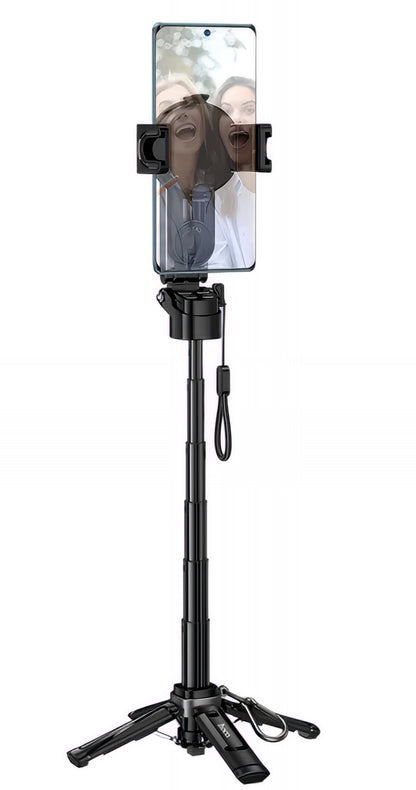 Selfie Stick Bluetooth HOCO K27 Pro, Univerzalan, Crni