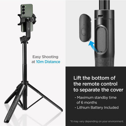 Selfie Stick Bluetooth Spigen S560W, Univerzalan, Crni