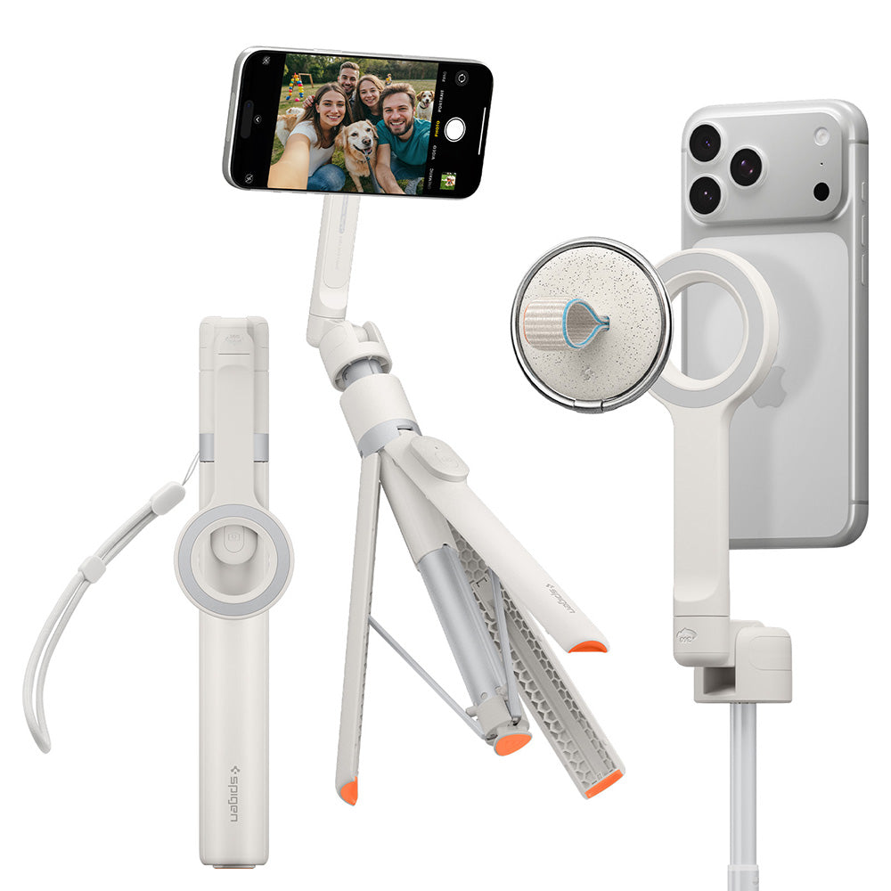 Bluetooth selfie štap Spigen S582W, univerzalan, bež AMP11373
