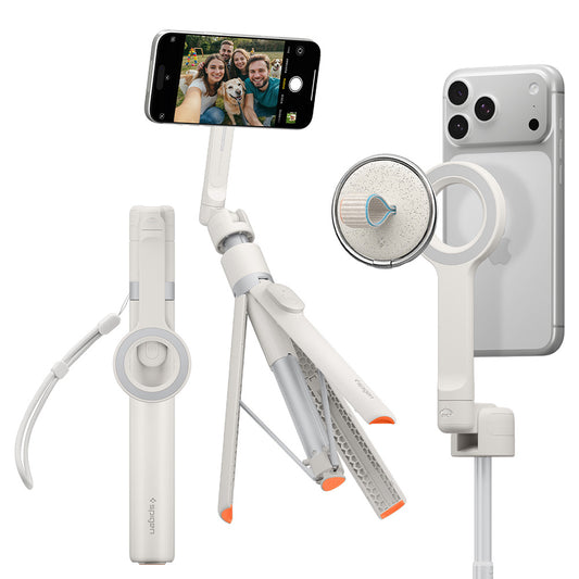 Bluetooth selfie štap Spigen S582W, univerzalan, bež AMP11373