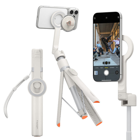 Bluetooth selfie štap Spigen S582W, univerzalan, bež AMP11373