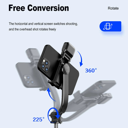 Selfie Stick Bluetooth Techsuit C01s, Univerzalan, Crni