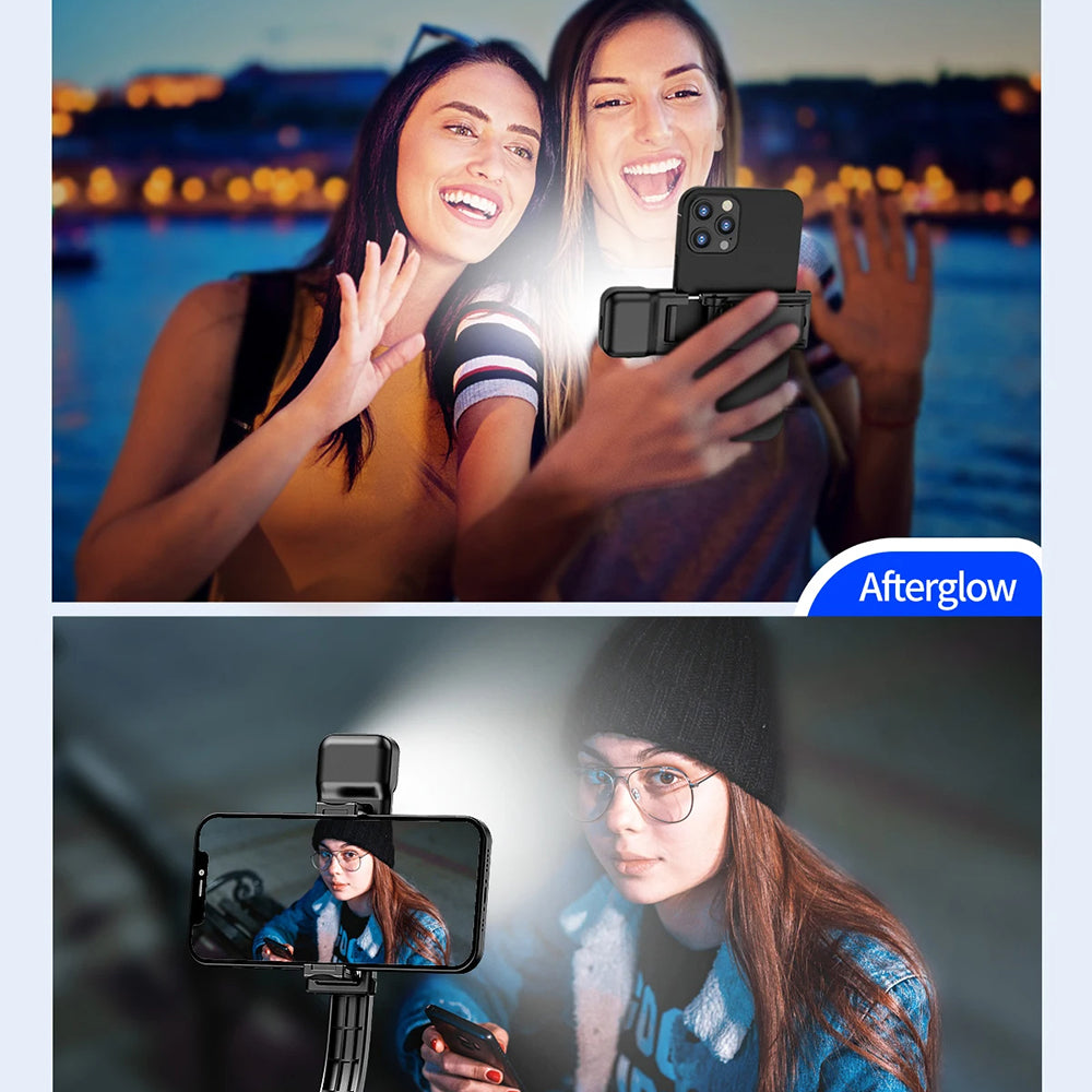 Selfie Stick Bluetooth Techsuit C01s, Univerzalan, Crni