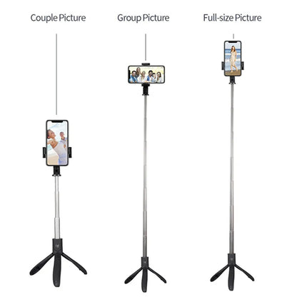 Selfie Stick Bluetooth Techsuit K06, Univerzalan, Crni