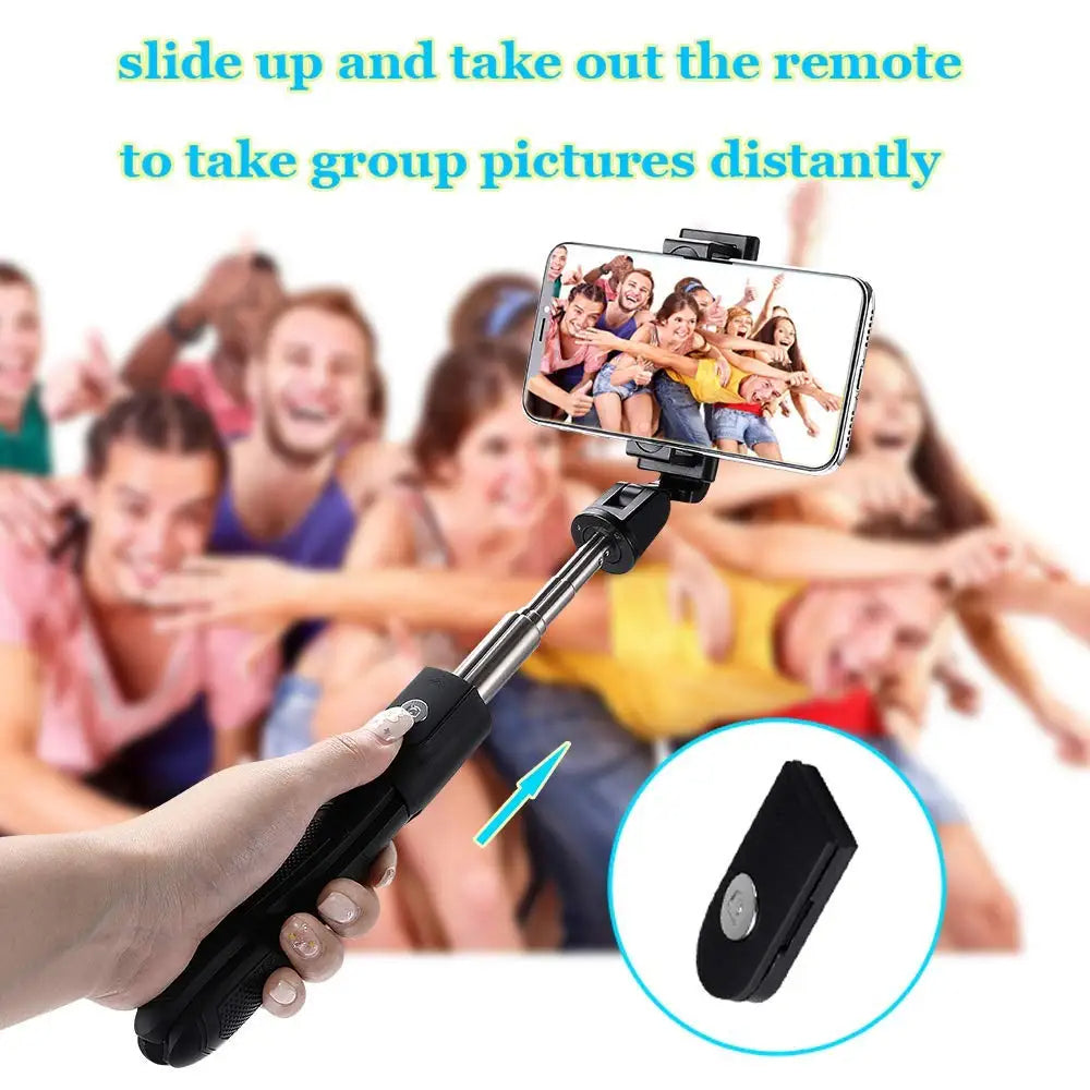 Selfie Stick Bluetooth Techsuit K06, Univerzalan, Crni