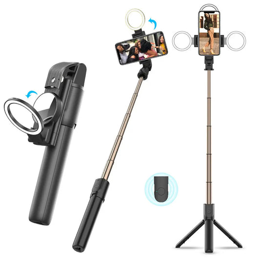 Selfie Stick Bluetooth Techsuit K13, Univerzalan, Crni