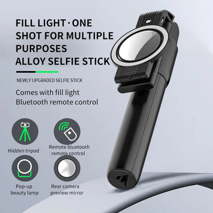 Selfie Stick Bluetooth Techsuit K13, Univerzalan, Crni