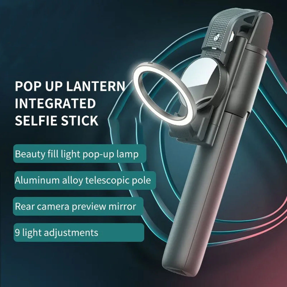 Selfie Stick Bluetooth Techsuit K13, Univerzalan, Crni