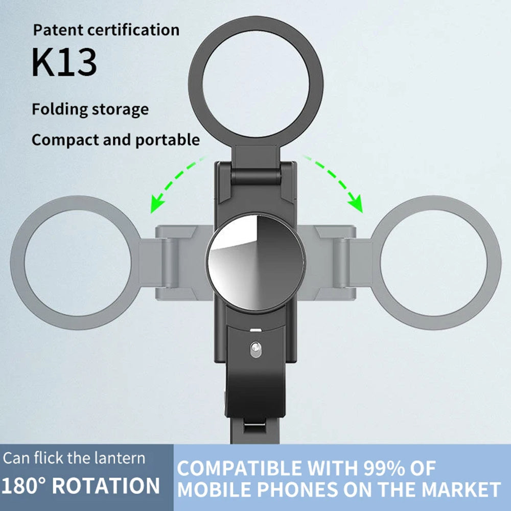 Selfie Stick Bluetooth Techsuit K13, Univerzalan, Crni