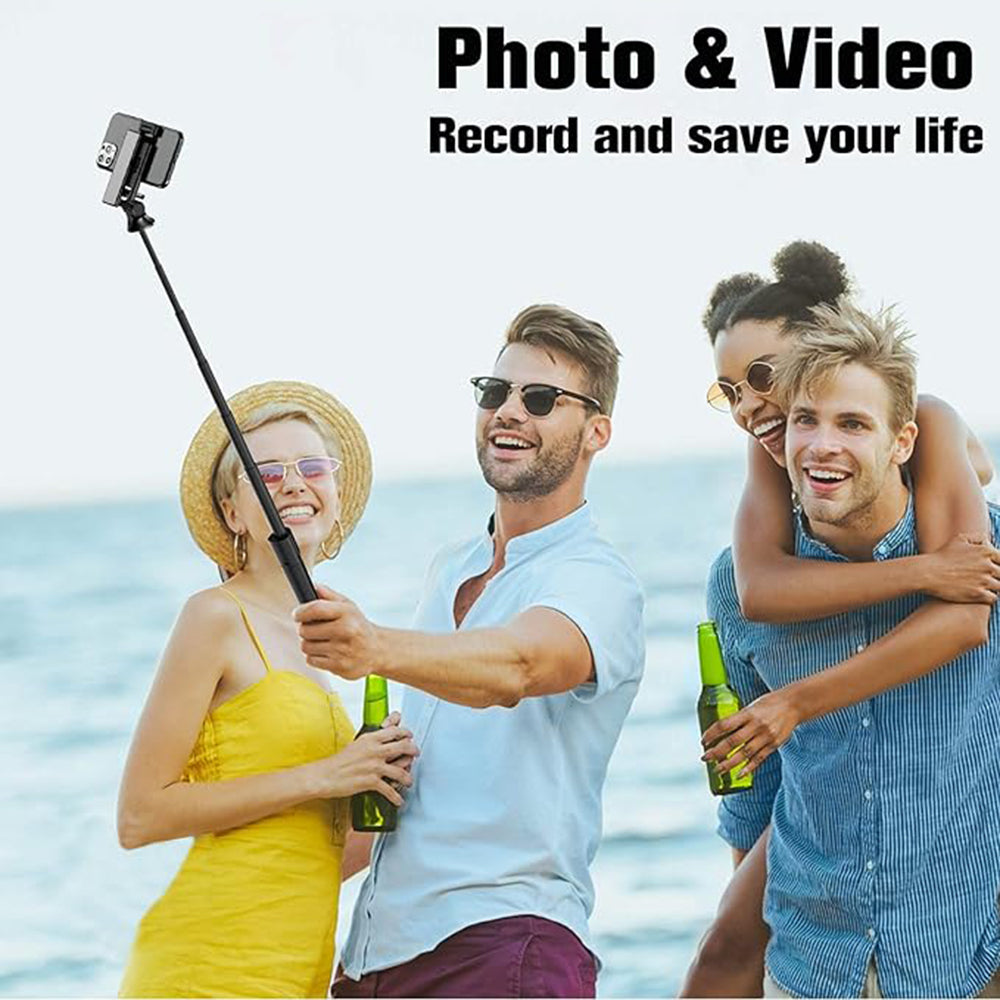Selfie Stick Bluetooth Techsuit K22, Univerzalan, Crni