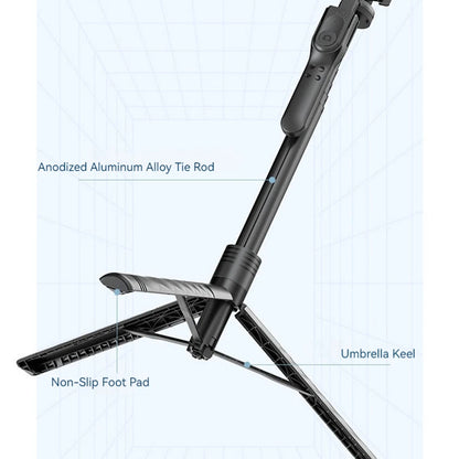 Selfie Stick Bluetooth Techsuit K28, Univerzalan, Crni