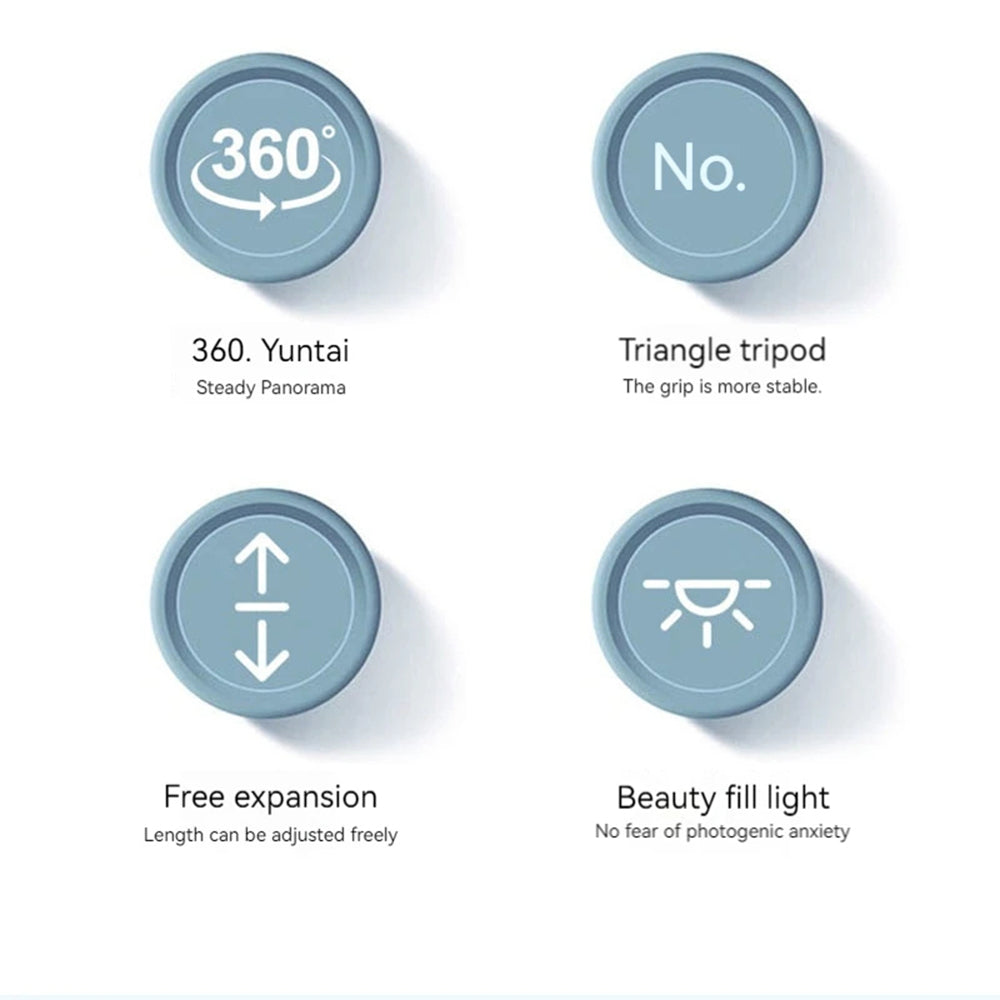 Selfie Stick Bluetooth Techsuit K28, Univerzalan, Crni