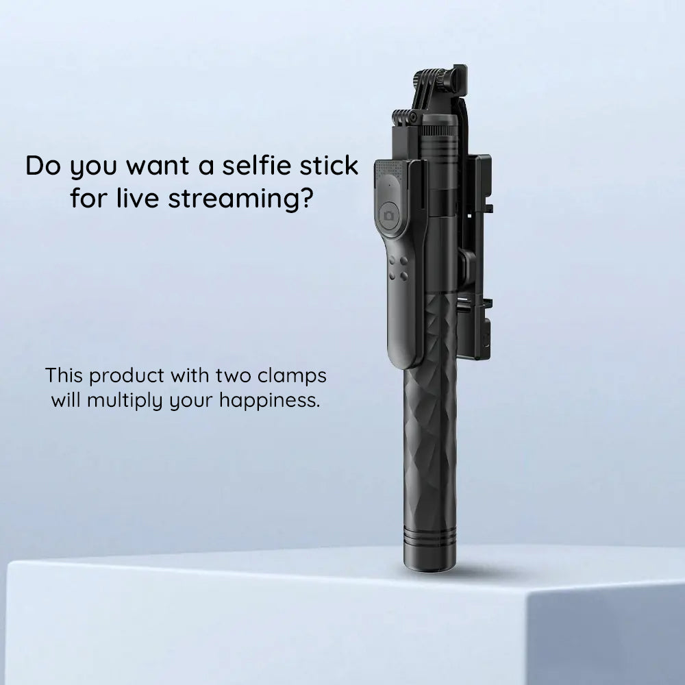 Selfie Stick Bluetooth Techsuit K28, Univerzalan, Crni