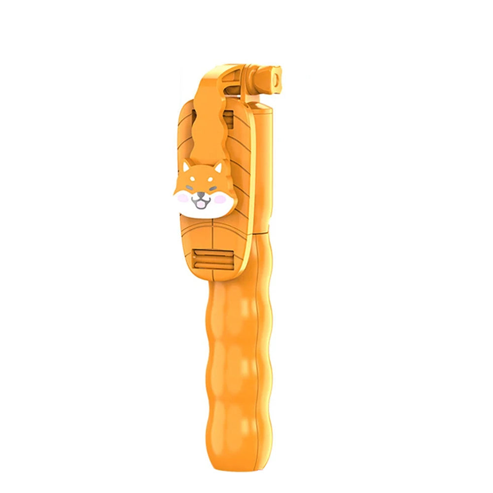 Selfie Stick Bluetooth Techsuit KT01, Univerzalan, Narančasta