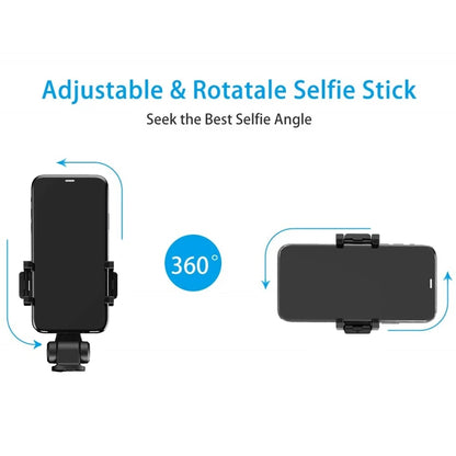 Selfie Stick Bluetooth Techsuit L01, Univerzalan, Crni