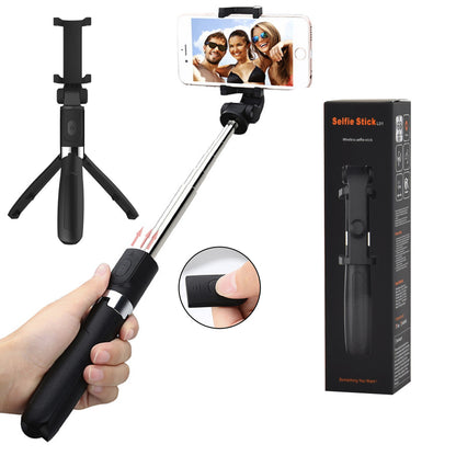 Selfie Stick Bluetooth Techsuit L01s, Univerzalan, Crni