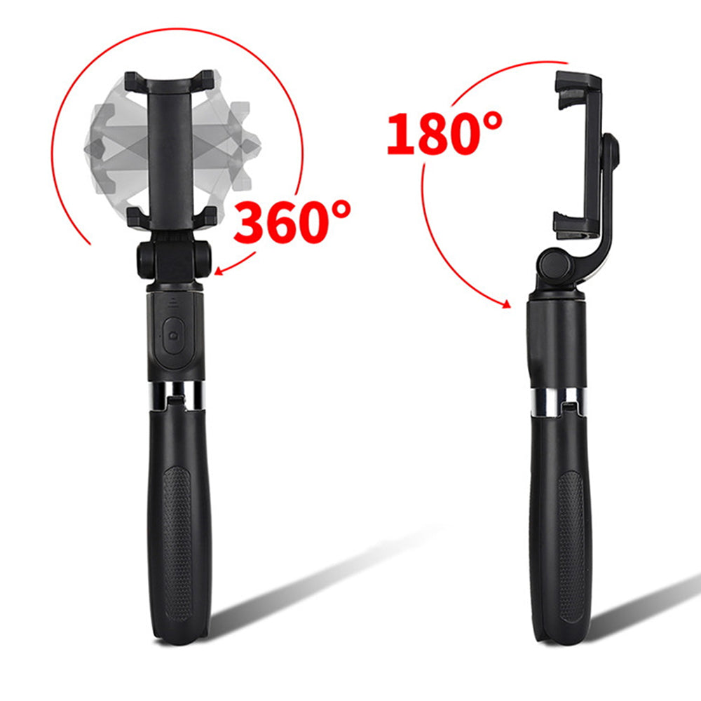 Selfie Stick Bluetooth Techsuit L01s, Univerzalan, Crni