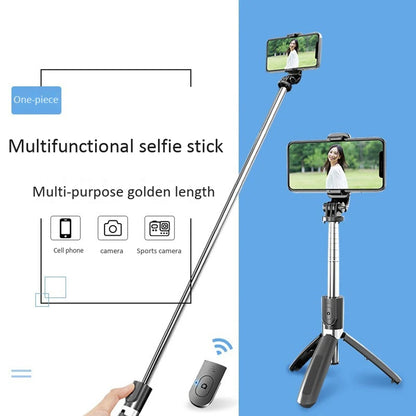 Selfie Stick Bluetooth Techsuit L02, Univerzalan, Crni