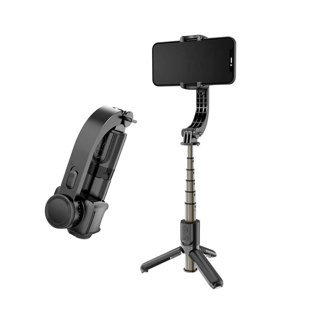 Selfie Stick Bluetooth Techsuit L08Mini, Univerzalan, Crni