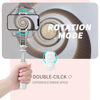 Selfie Stick Bluetooth Techsuit L08Mini, Univerzalan, Crni