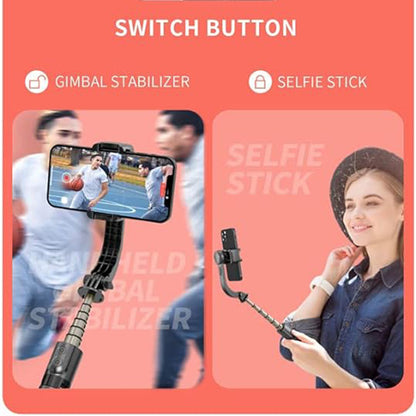 Selfie Stick Bluetooth Techsuit L08Mini, Univerzalan, Crni